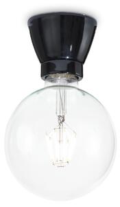 Ideal lux ® Плафон | WINERY PL1 NERO | E27 max 1 x 60W | IP20 - 155142