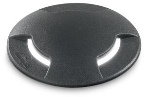 Ideal lux ® Луничка за под | WAY FI D90 ROUND TRIPLE | GU10 max1 x 6W | IP67 - 351575