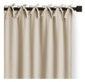 Кремаво затъмняващо перде 140x250 cm Carli Tie – Restilo