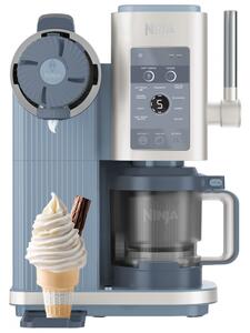 Машина за сладолед 13-в-1 Ninja CREAMi Scoop & Swirl™ NC702EU, 800W, 13 програми, 3-степенен лост за фунийки, CreamiFit, Creamify, 2 купички 473 мл, Персонализация, Син/Сив