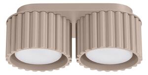 Sollux SL.1818 - Точково осветително тяло AURA 2xGX53/10W/230V, цвят таупе