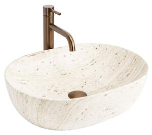 Умивалник за плот Rea Amelia Travertine Classic 48