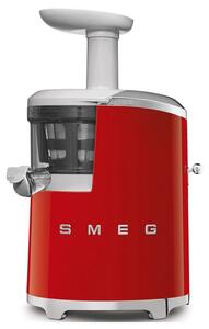 Сокоизстисквачка Smeg SJF01RDEU, 150W, 500 мл, Обратно въртене, Контейнер за отпадъци 1.6 л, Червен