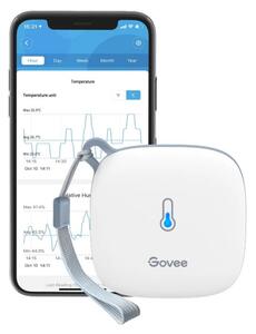 Стаен термометър и хигрометър Govee H5179, Wi-Fi, Bluetooth, LCD дисплей, Бял