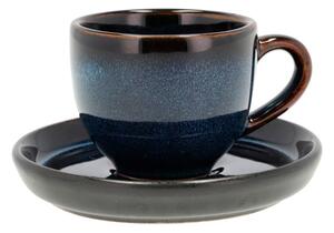 Черна/синя керамична чаша за еспресо 70 ml Gastro Dark Blue/Black – Bitz