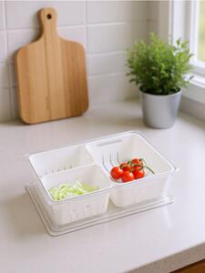 Sinsay - Контейнер за храна с капак - бял