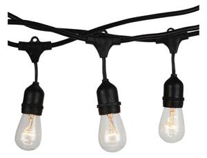 Външна гирлянда STRING, 15 m — 15 лампи с цокъл E27, до 25 W, 230 V, клас на защита IP54