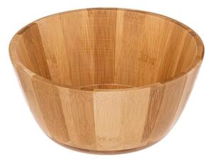 Бамбукова купа за салата 5five, Бежова, 19 cm