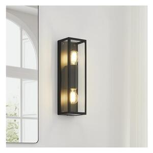 Eglo 33856 - Външно стенно осветително тяло ALAMONTE 2xE27/60W/230V IP44 черно