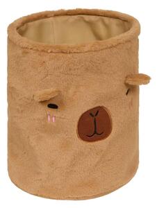 Детски кош за играчки atmosphera Capy, Полиестер, Кафяв, 35 cm
