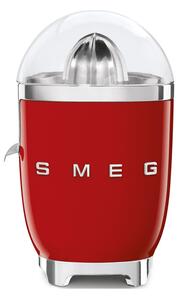 Електрическа цитрус преса Smeg CJF11RDEU, 70 W, Антикапкова система, Противоплъзгаща се основа, Червен