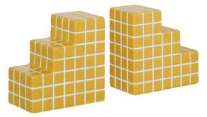 Поставка за книги atmosphera Poolside, Доломит, Жълта, 14.9 cm