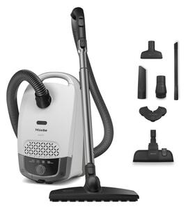 Прахосмукачка Miele Guard S1 Parquet Flex, с торба, 890W, 3.5л. капацитет на торбата, AirClean Plus филтър, 4 степени на мощност, бяла