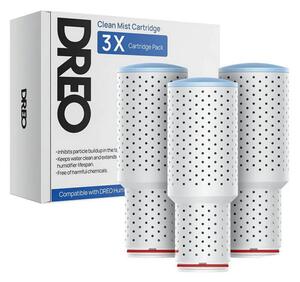 Пречистващи касети за овлажнител за въздух DREO 420S, 3 бр, Сребърни йони, Трислойна система на пречистване, Бял