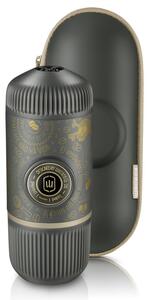 Преносима еспресо машина Wacaco Nanopresso Dark Soul Grey, 18bar, 80 мл, За мляно кафе, Без необходимост от зареждане и батерии, Калъфче, Сив