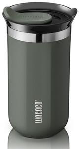 Термочаша Wacaco Octaroma Lungo Dim Grey, 300ml, Вакуумно изолирана, Двойни стени, Без BPA, Сив