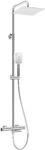 Душ система THERM, с термостатен смесител, хром