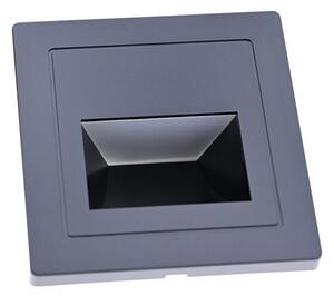 LED осветително тяло за стълбище LED/3W/230V 3000K черно