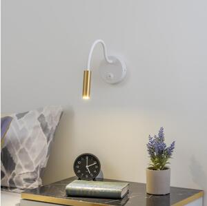 Brilagi - LED Гъвкав аплик MAYA LED/3W/230V 4000K бял/златист