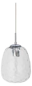 Висящо осветително тяло в сребрист цвят със стъклен абажур ø 20 cm Baele – Bloomingville