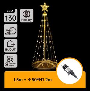 Aigostar-LED Външна коледна украса LED/3,6W/31/230V 2700K 120cm IP44