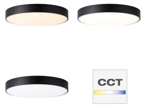 Brilliant - димируемо LED таванно осветително тяло SLIMLINE LED/60W/230V Ø 49 см, черно + дистанционно управление
