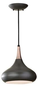 Feiss FE-BESO-P-M-DBZ -Полилей на кабел BESO 1xE27/60W/230V Ø25,4 см черен/меден