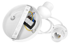 Brilagi - Полилей на кабел RESNA 2xE27/60W/230V Ø 30 см бежово/черно