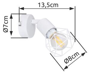 Globo 54802W-1 - Стенен прожектор, луна XARA 1xE14/40W/230V