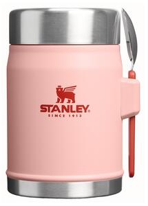 Термос за храна от неръждаема стомана в прасковен цвят 400 ml Legendary Food Jar + Spork Peach Rose – Stanley