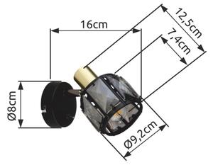 Globo 54357-1B - Стенен спот INDIANA 1xE14/40W/230V