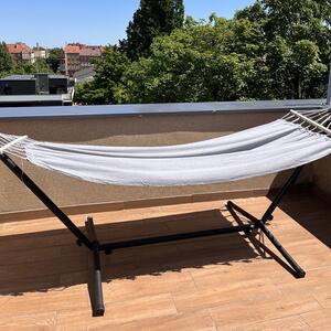 Градински хамак 200 x 150 cm с конструкция