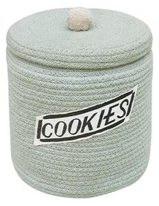 Светлосиня текстилна детска кошница за играчки ø 20x26 cm Cookie Jar – Lorena Canals