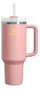 Прасковен термос със сламка от неръждаема стомана 1,18 l Quencher H2.O FlowState™ Tumbler Peach Rose – Stanley
