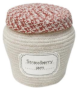 Кремава текстилна детска кошница за играчки ø 20x23 cm Jam Jar – Lorena Canals