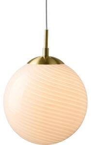 Halo Design 748341 - Полилей на кабел CANDY 1xE27/25W/230V пр. 20 см крем/месинг