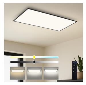 Brilagi - димируемо таванно LED осветително тяло SLIMFRAME LED/80W/230V 120x60 cm черно + дистанционно управление
