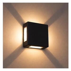 Brilagi - LED външно стенно осветително тяло QUADRAY LED/6W/230V черно IP54