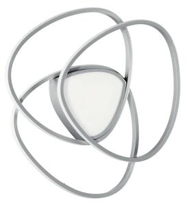 Ondaluce - LED димируемо таванно осветително тяло ROSE LED/60W/230V 50x54 cm, сребристо