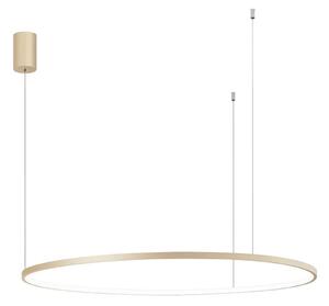 Ondaluce - димируем LED полилей на стоманено въже SOEL LED/47W/230V Ø 100 см златист