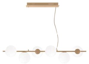 Ondaluce - Полилей на кабел MONILE 6xE14/10W/230V златист/бял