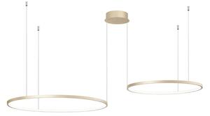 Ondaluce - LED димируем полилей на кабел SOEL LED/28W/230V + LED/38W в златист цвят