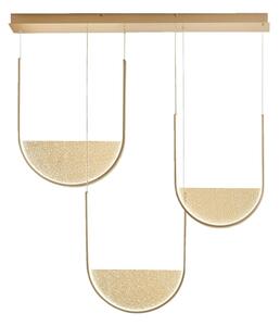 Ondaluce - LED димируем полилей на кабел LOTUS LED/70W/230V златист