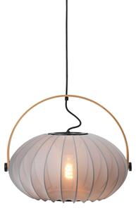 Halo Design 746354 - Полилей на кабел DC 1xE27/40W/230V Ø 40 см сив/дъб
