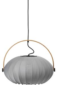 Halo Design 746354 - Полилей на кабел DC 1xE27/40W/230V Ø 40 см сив/дъб