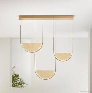Ondaluce - LED димируем полилей на кабел LOTUS LED/70W/230V златист