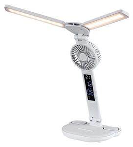 Rabalux 74030 - Димируема LED настолна лампа с вентилатор NOVILO LED/7W/5V