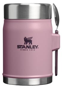 Лилав термос за храна от неръждаема стомана 400 ml Legendary Food Jar + Spork Purple Smoke – Stanley