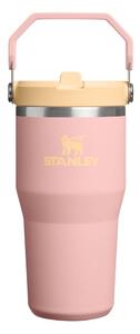 Прасковен термос от неръждаема стомана 600 ml IceFlow™ Flip Straw 2.0 Tumbler Peach Rose – Stanley