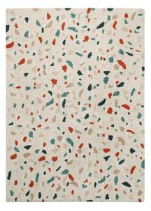 Кремав ръчно изработен памучен килим подходящ за пране 140x200 cm Terrazzo Marble – Lorena Canals